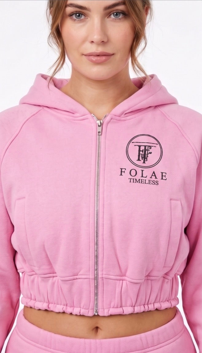 FOLAÉ Timeless Pink Hoodie & Skirt Set — Coming Soon